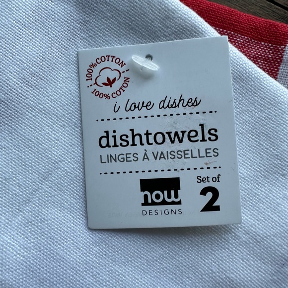 Now Designs BBQ Printed Tea Towels Set of 2 - Picture 2 of 3